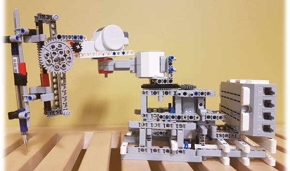 Design, Control and Programming of a Lego Robot Manipulator in ROS using Raspberry Pi